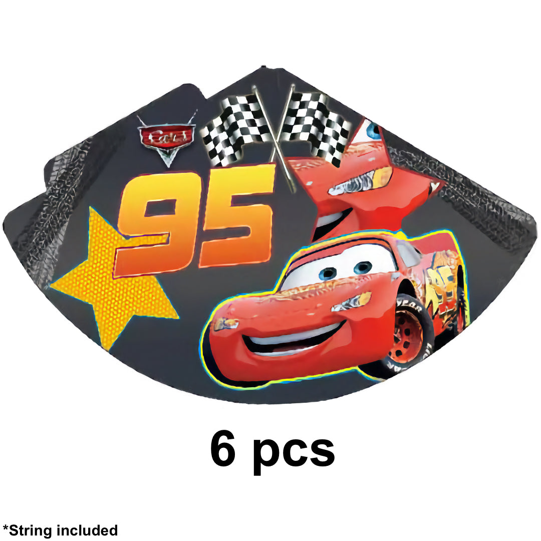 PS-498 (6 pcs) 20 cm Character Kids Party Hats