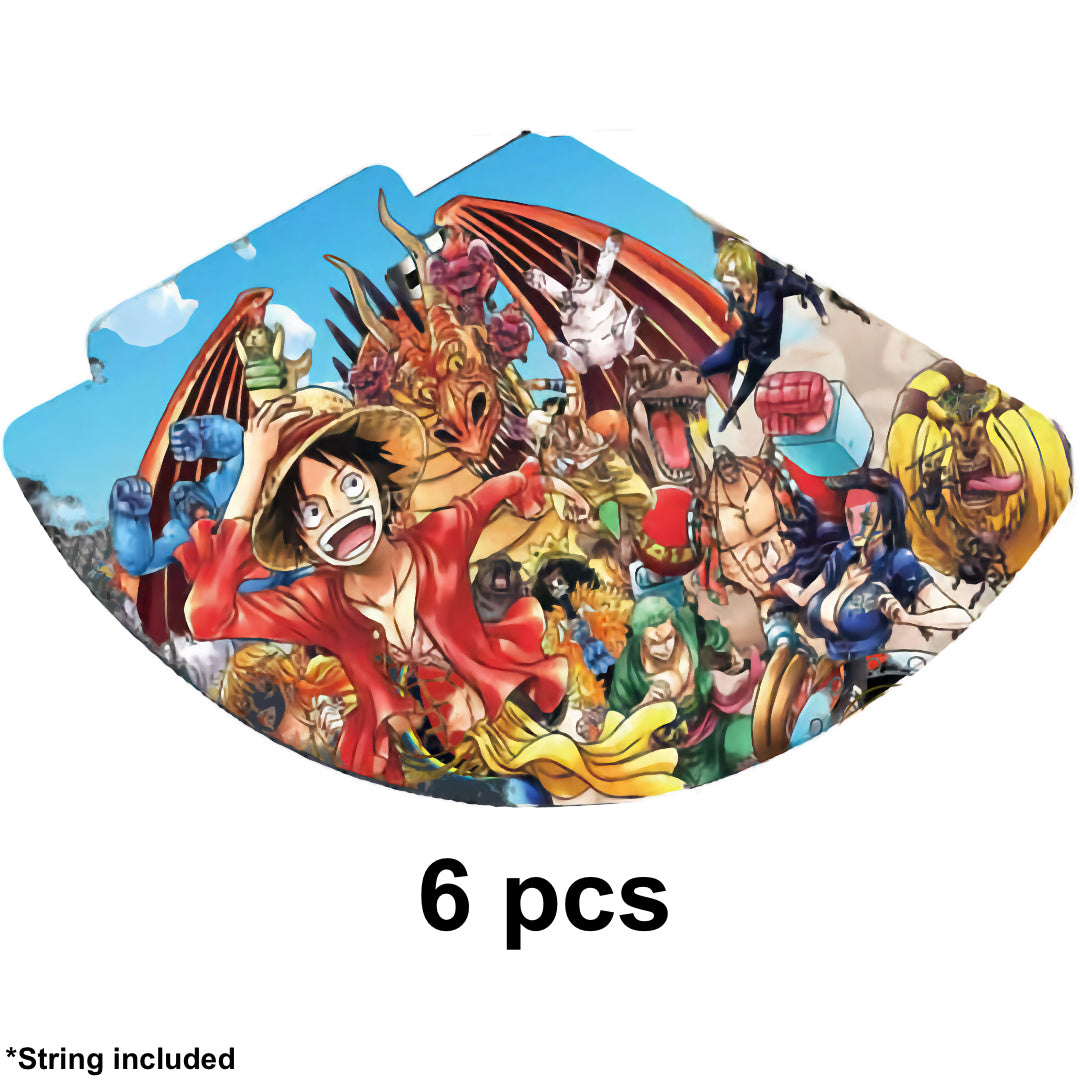 PS-498 (6 pcs) 20 cm Character Kids Party Hats