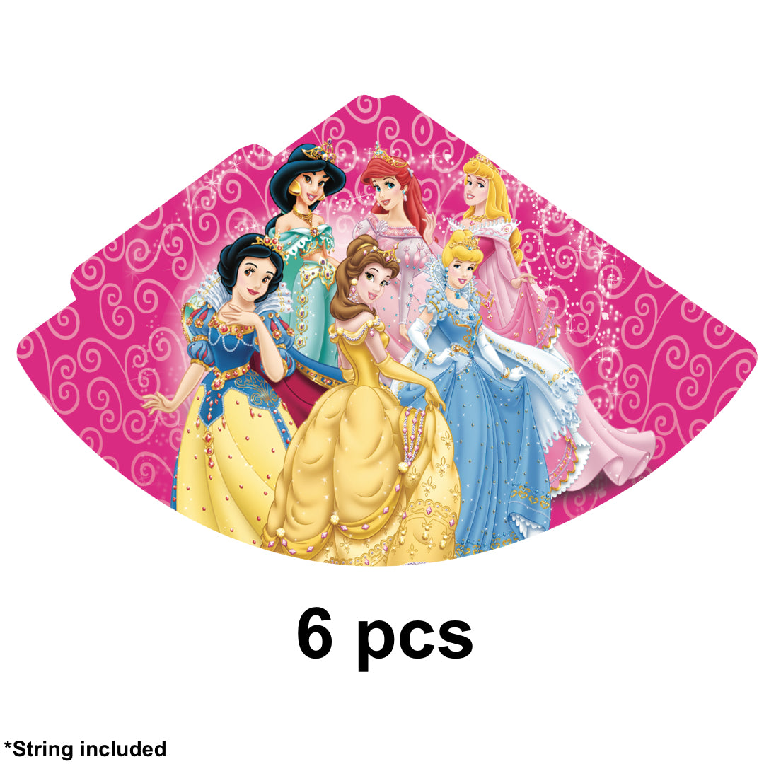 PS-498 (6 pcs) 20 cm Character Kids Party Hats