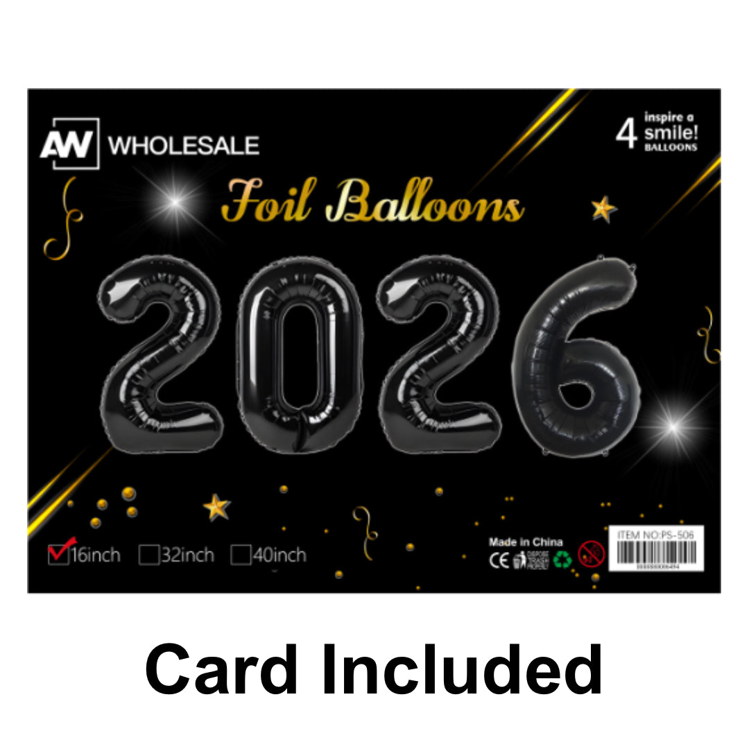 PS-506 (1 set) 16 Inches 2026 Balloon Set