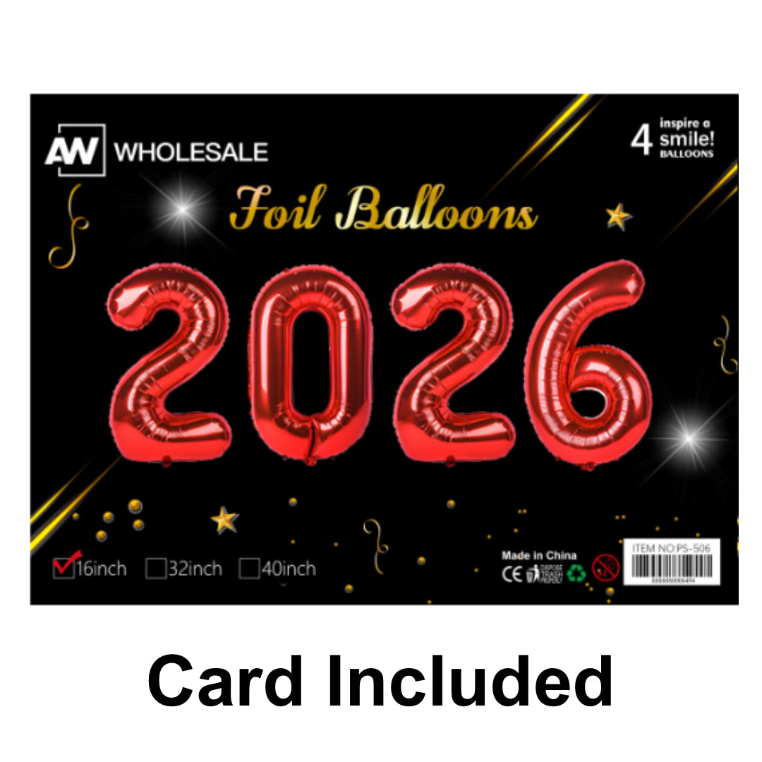 PS-506 (1 set) 16 Inches 2026 Balloon Set