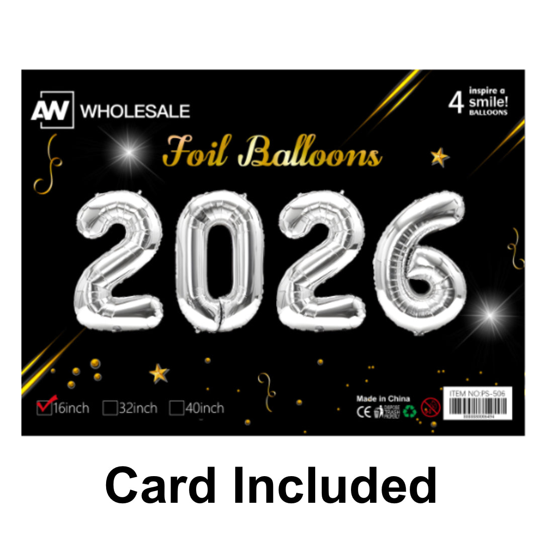 PS-506 (1 set) 16 Inches 2026 Balloon Set