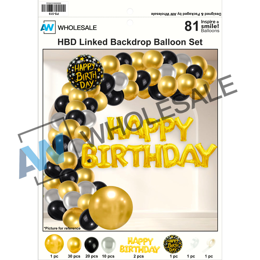 PS-519 (1 set) 81 in 1 Big Balloon Set