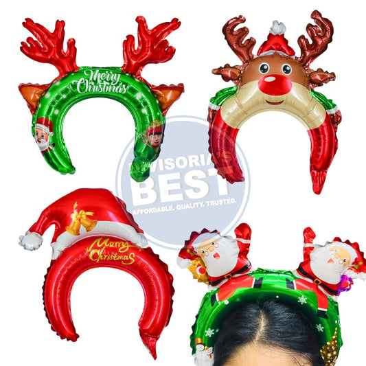 PS-523 (50 pcs) Christmas Theme Balloon Headbands