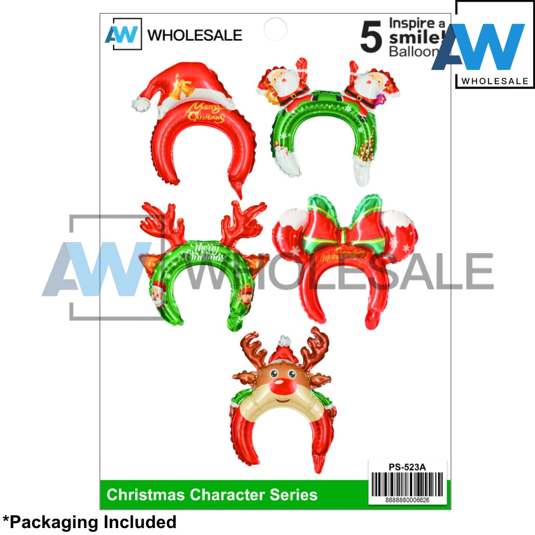 PS-523A (1 set) Christmas Balloon Headbands