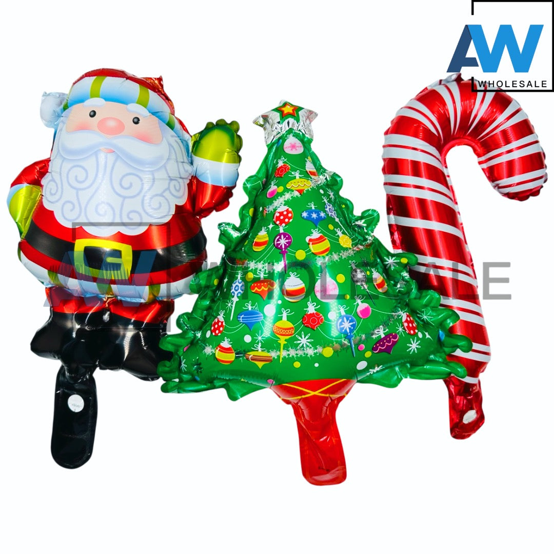 PS-524 (50 pcs) Christmas Theme Foil Balloons