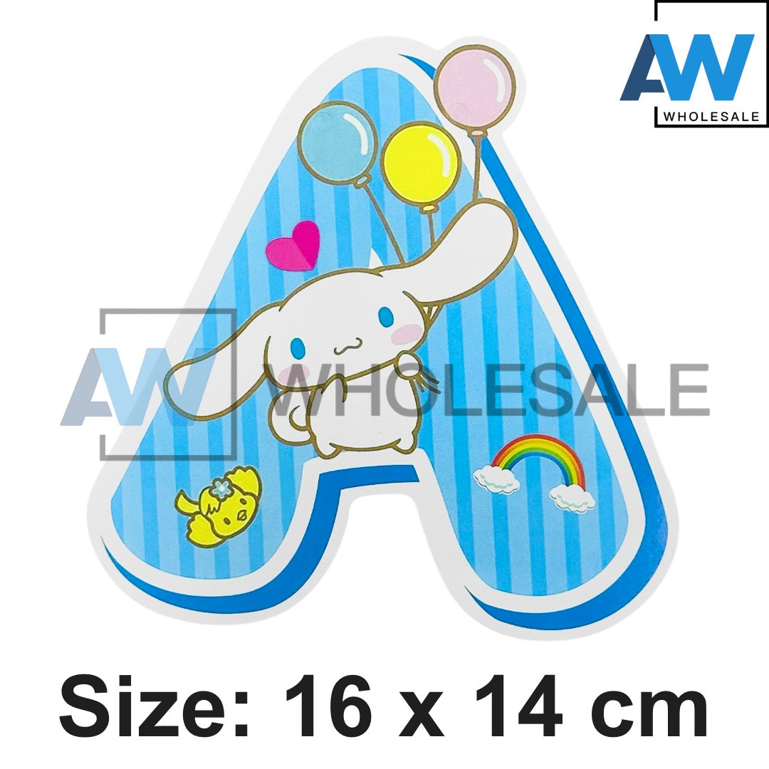 PS-555 (1 set) Cinnamoroll Happy Birthday Banner