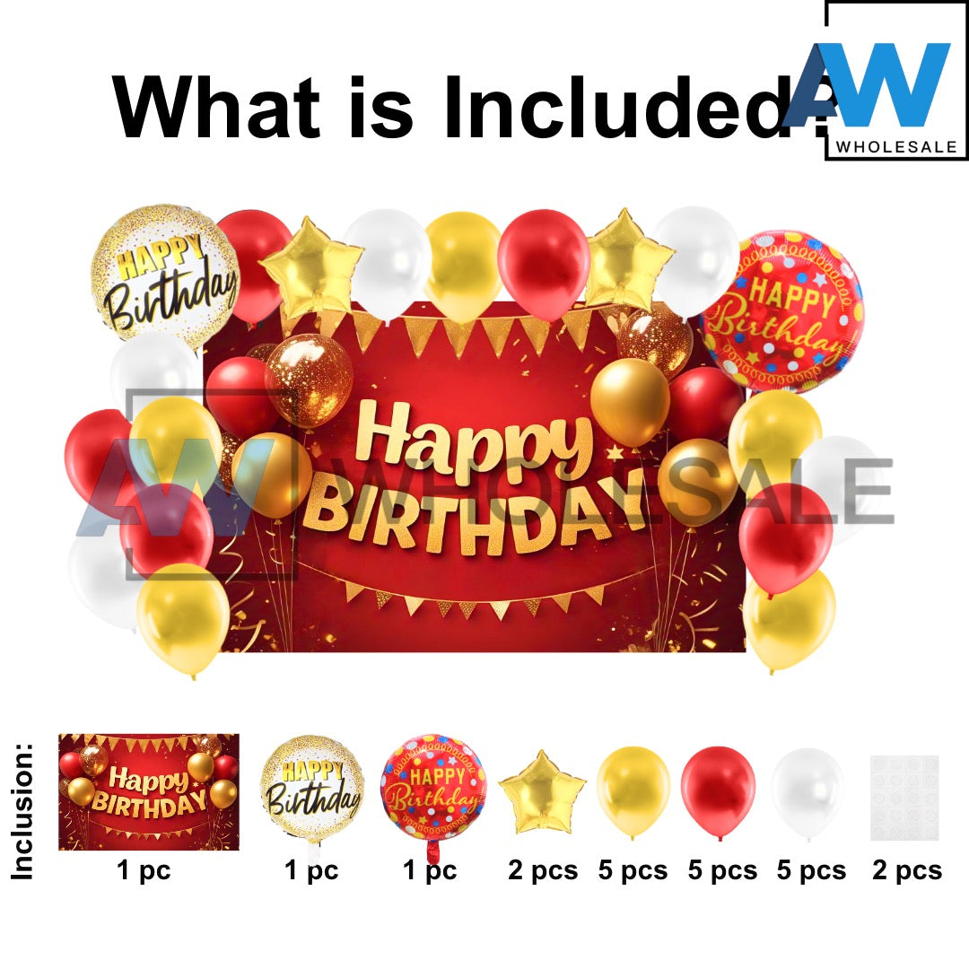 PS-561 (1 set) Tarpaulin Backdrop Balloon Set