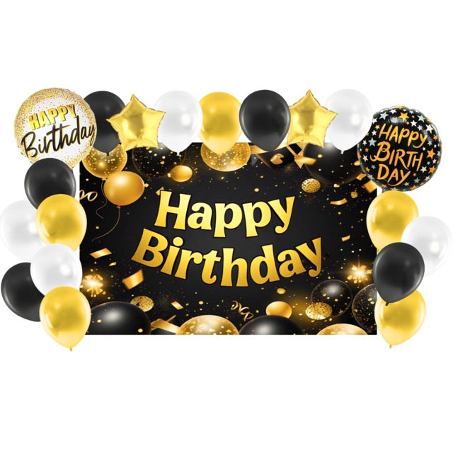 PS-561 (1 set) Tarpaulin Backdrop Balloon Set