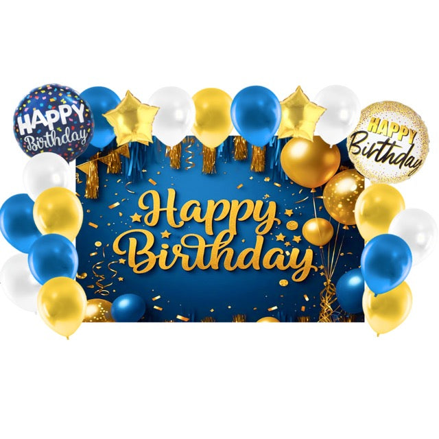 PS-561 (1 set) Tarpaulin Backdrop Balloon Set