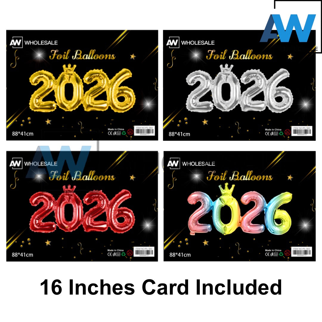 PS-563 (1 set) 2026 Crown Balloon Set