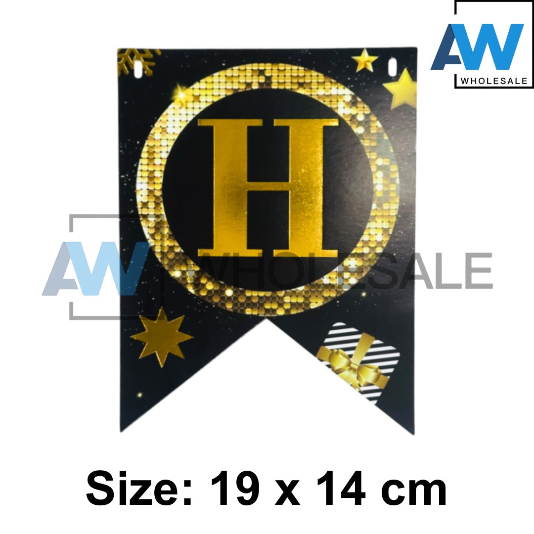 PS-564 (1 set) Champagne Happy New Year Banner