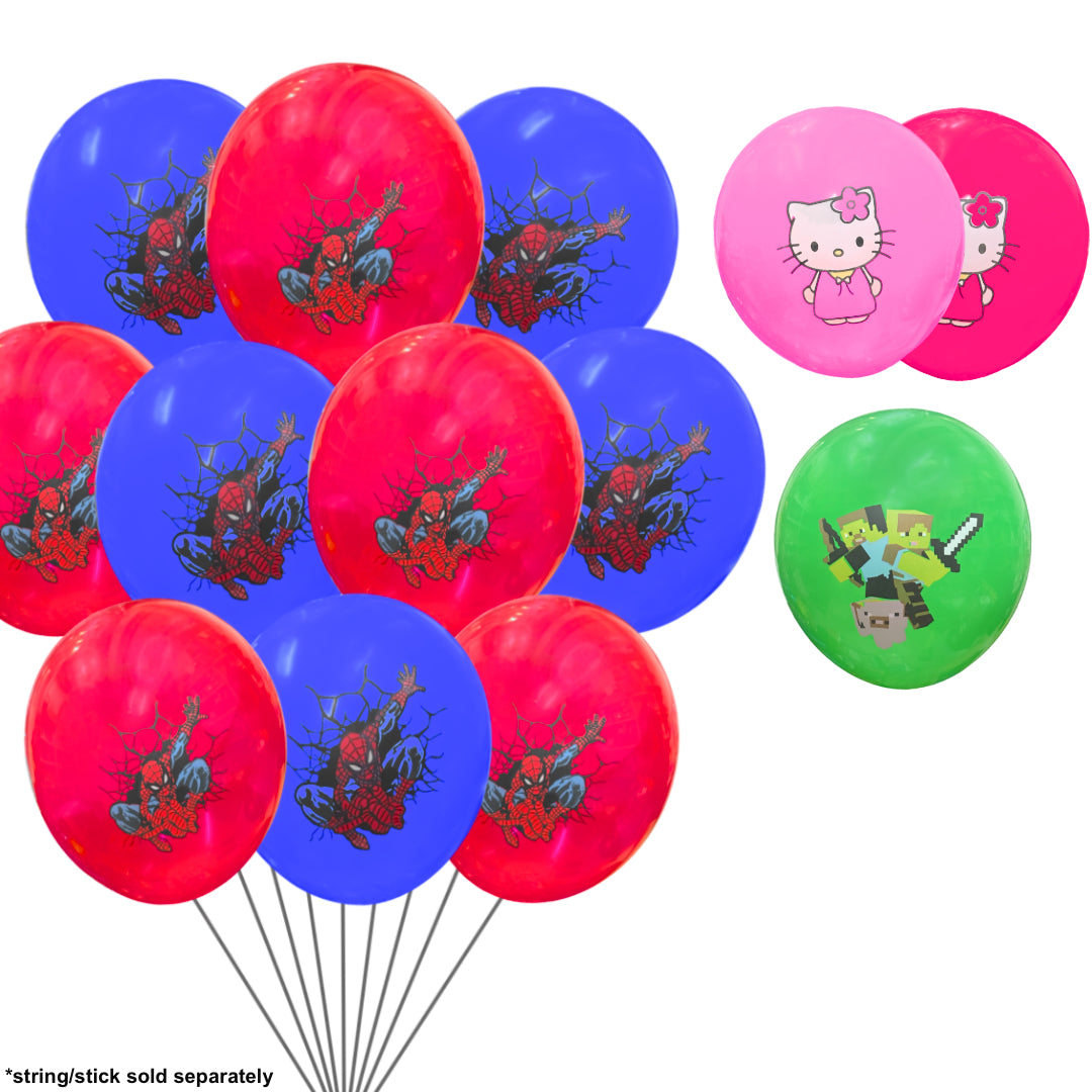 PS-567 (10 pcs) Character Latex Balloons