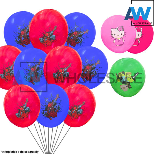 PS-567 (10 pcs) Character Latex Balloons