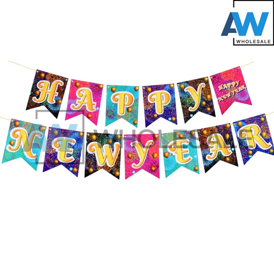 PS-571 (1 set) Firework New Year Banner