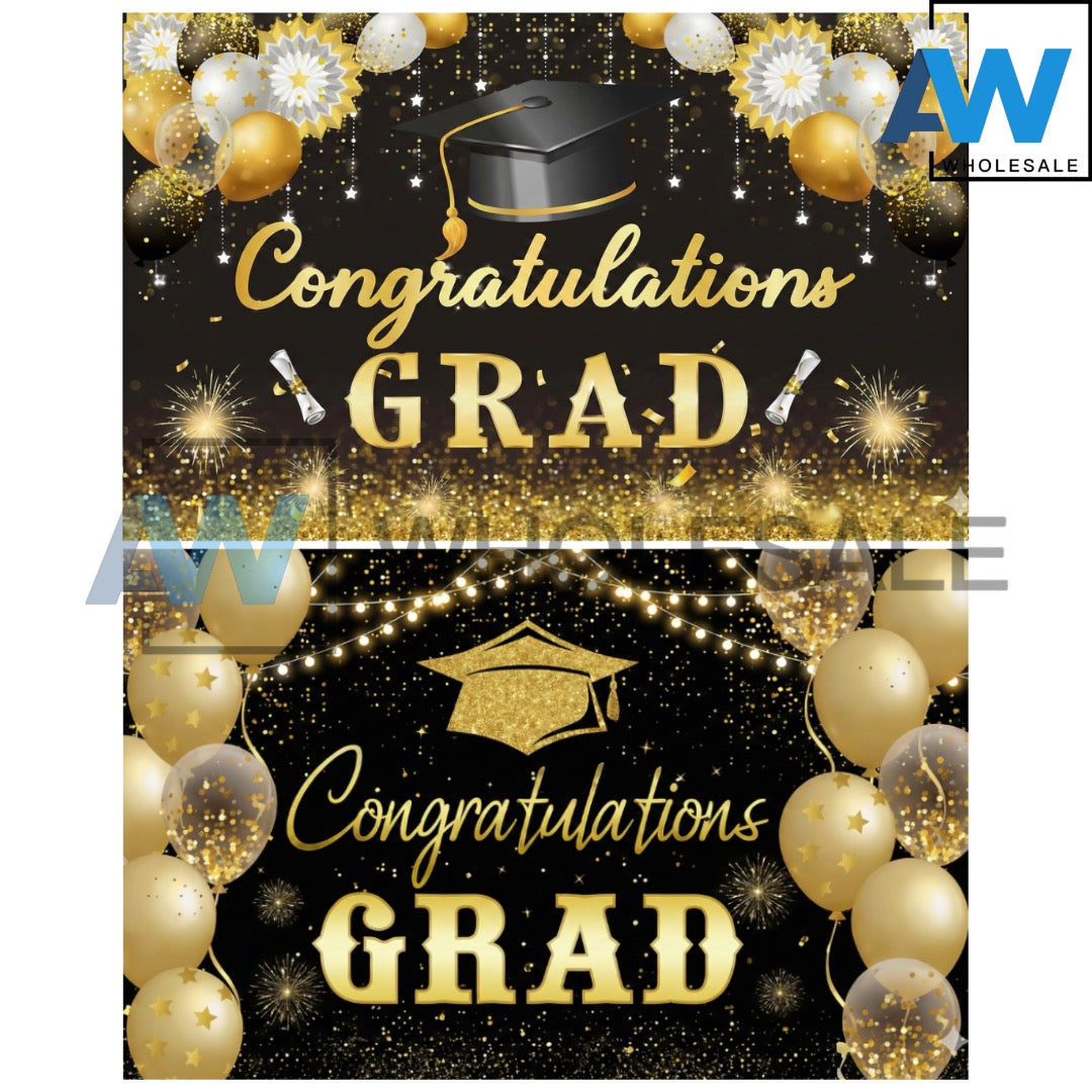 PS-584 (1 pc) 100 x 75 Happy Graduation Tarpulin