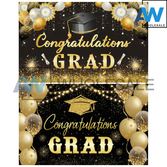 PS-584 (1 pc) 100 x 75 Happy Graduation Tarpulin