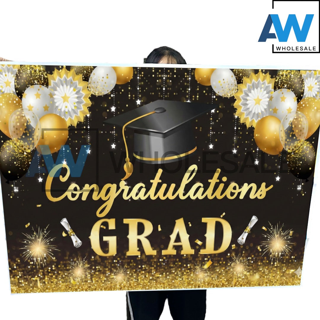 PS-584 (1 pc) 100 x 75 Happy Graduation Tarpulin