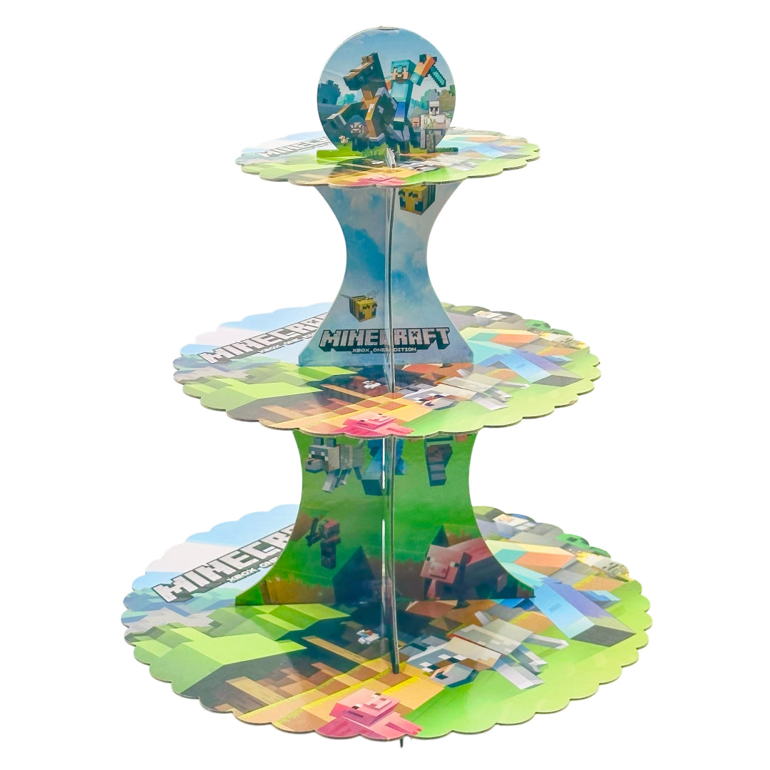 PS-80B (1 set) Character Paper Cupcake Stand