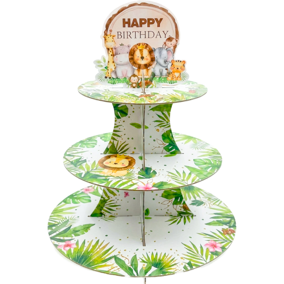 PS-80B (1 set) Character Paper Cupcake Stand