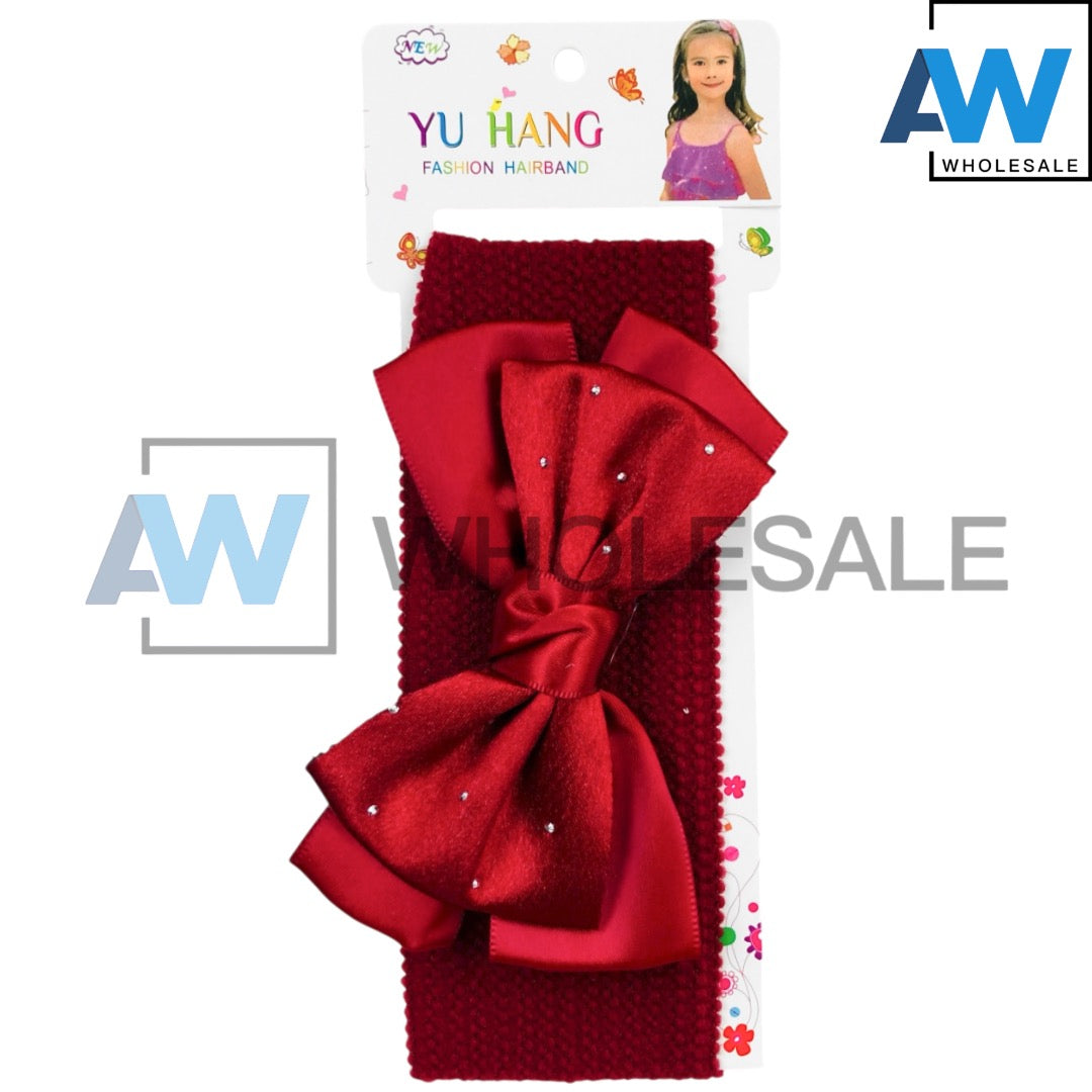 TB-357 (12 pcs) Pearl Ribbon Fabric Turbands