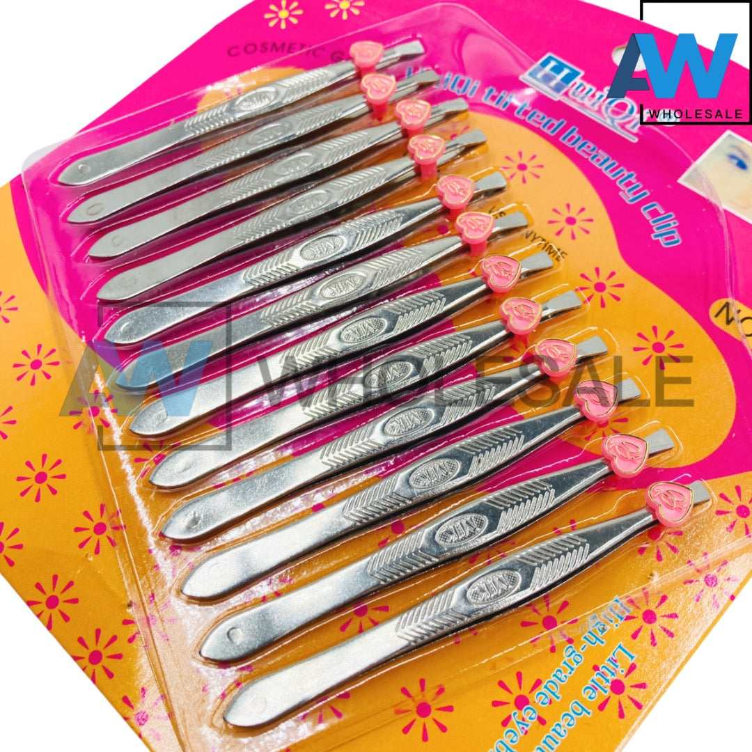 XP-1020 (12 pcs) Stainless Steel Tweezers