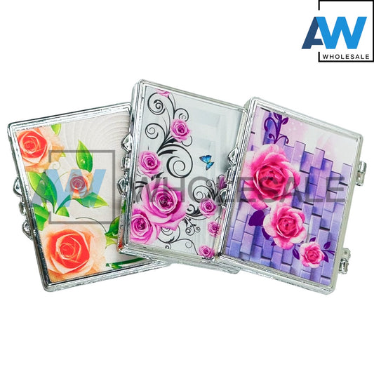 XP-1184 (1 pc) Flower Rectangle Foldable Mirror