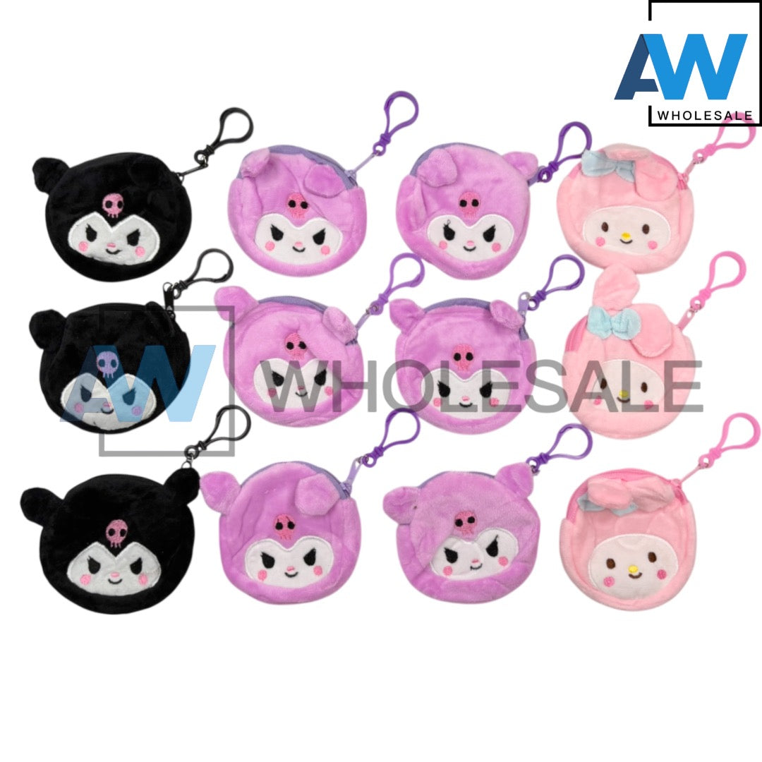 XP-1196 (12 pcs) Cute Character Coin Purse