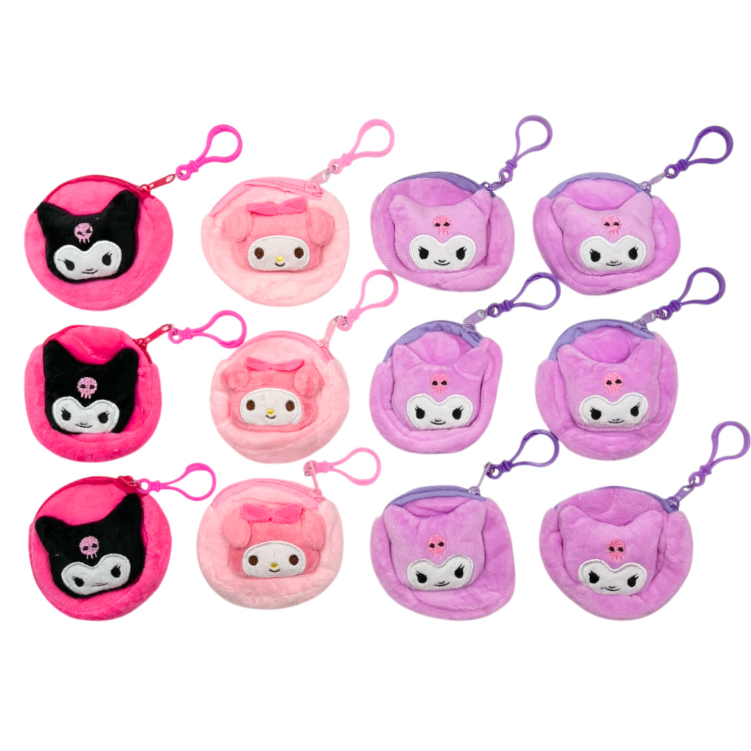 XP-1197 (12 pcs) Cute Character Coin Purse