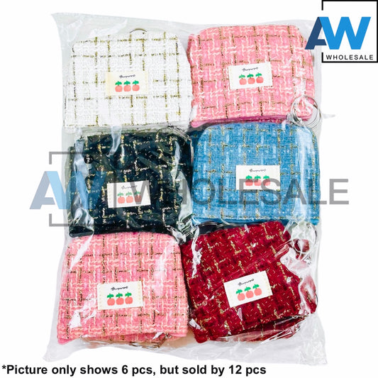 XP-1198 (12 pcs) Cute Coin Purse Wallet