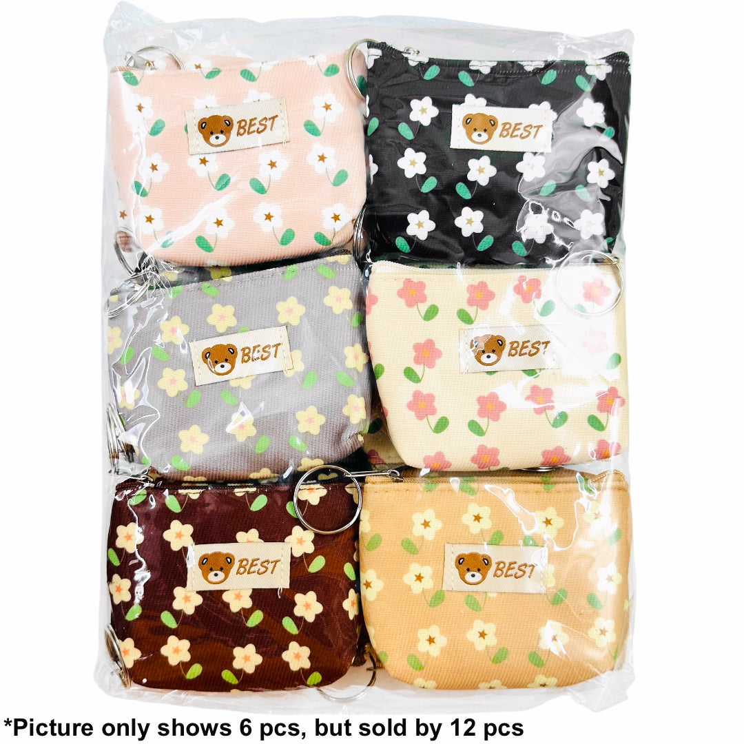 XP-1200 (12 pcs) Cute Coin Purse Wallet