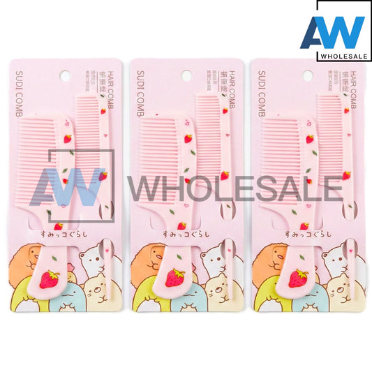 XP-1205 (1 set) Strawberry 2 in 1 Comb Set
