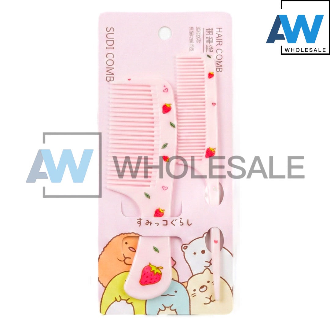 XP-1205 (1 set) Strawberry 2 in 1 Comb Set