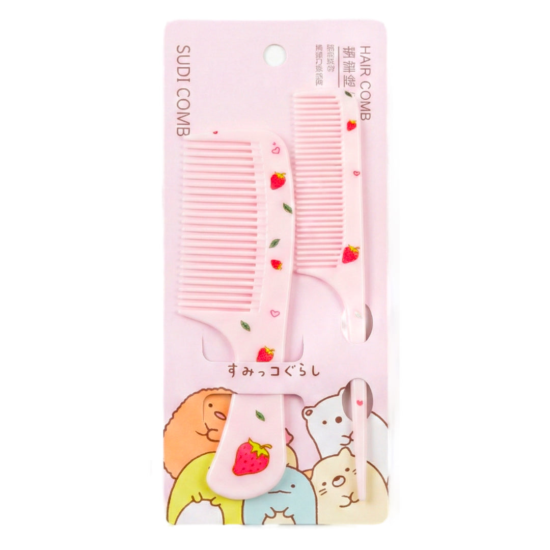 XP-1205 (1 set) Strawberry 2 in 1 Comb Set