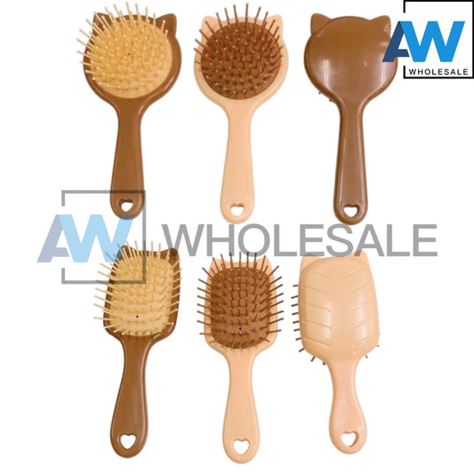 XP-1264/XP-1265 (1 pc) Cute Cat Brown Hair Brush Comb