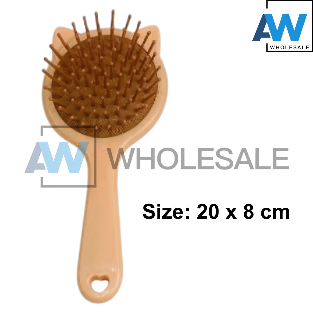XP-1264/XP-1265 (1 pc) Cute Cat Brown Hair Brush Comb