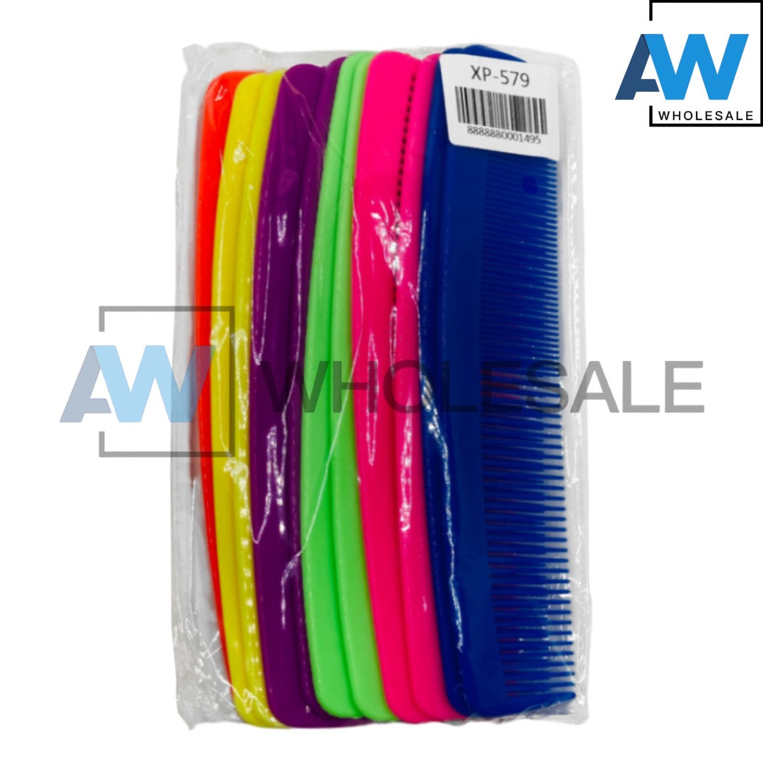 XP-579 (12 pcs) PVC Hair Combs