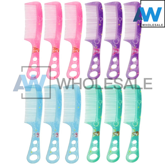 XP-639 (12 pcs) Anime Design PVC Hair Combs