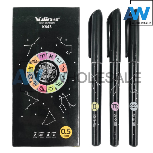 XP-809 (12 pcs) Zodiac Glepen ballpens