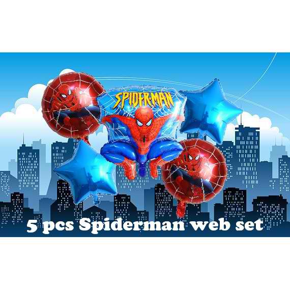 PS-137/PS-138 (1 set) 5 in 1 Character Foil Balloon Set