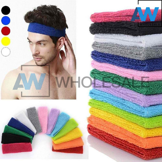 TB-15A (12 pcs) Athletic Sweatbands Sport Bands